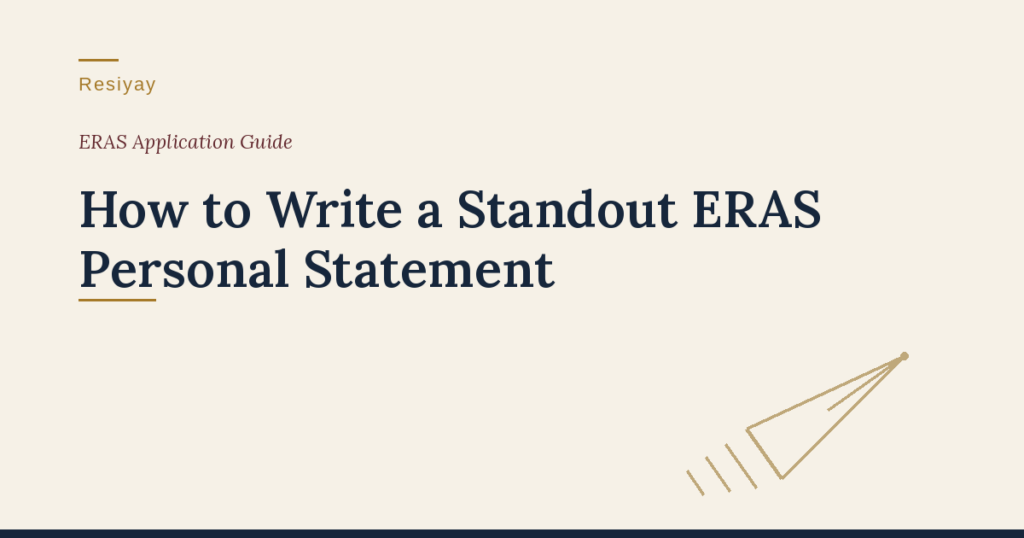 ERAS Personal statement guide featured image